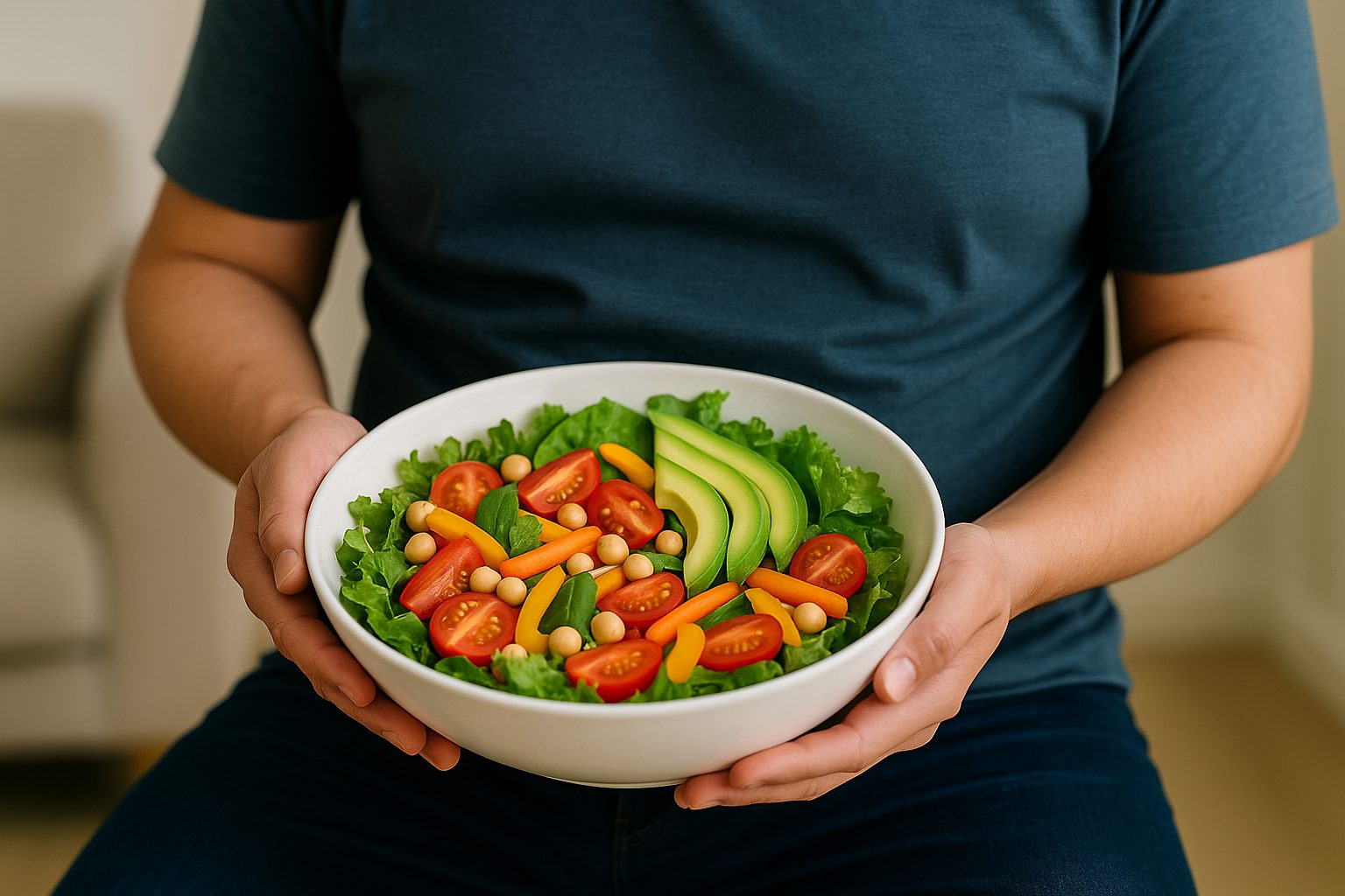 Bariatric Surgery patient following a healthy post-operative diet plan